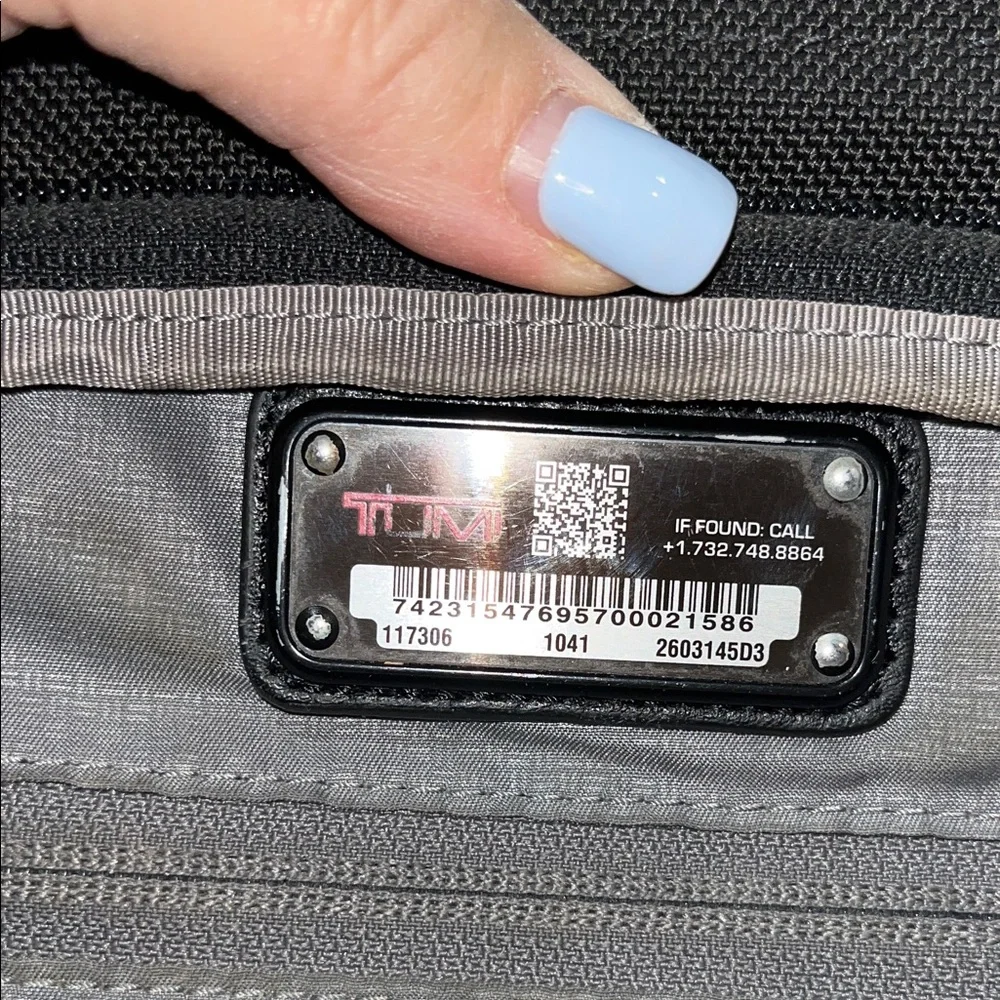 Tumi Black Briefcase for Men